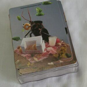 Card game with 54 images of Lisa Wood Curiosities' creations